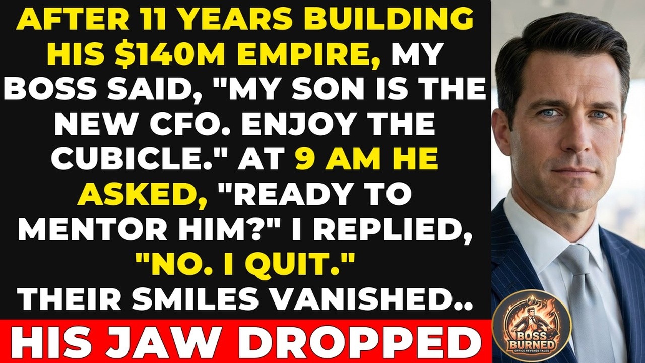 I Built His Enterprise, He Gave My CFO Job to His Daughter&mdash;So I Quit at 9 AM