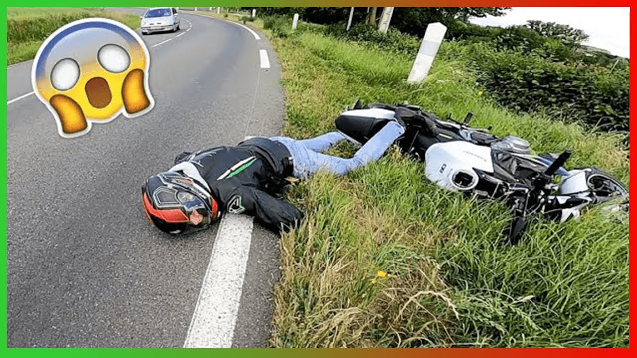 FIN DE LA BALADE MATINALE...Il se crash en virage...😟