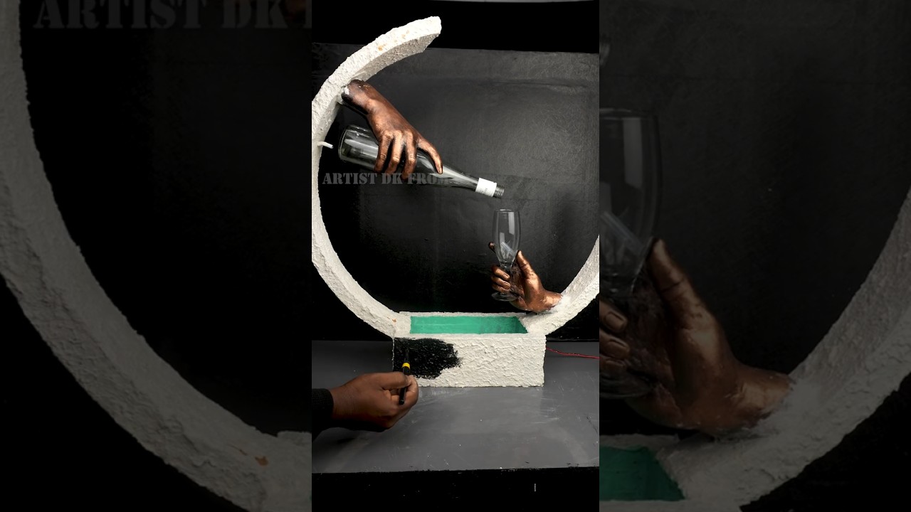 DIY Molding Home Decor 🔥🎨 #shorts