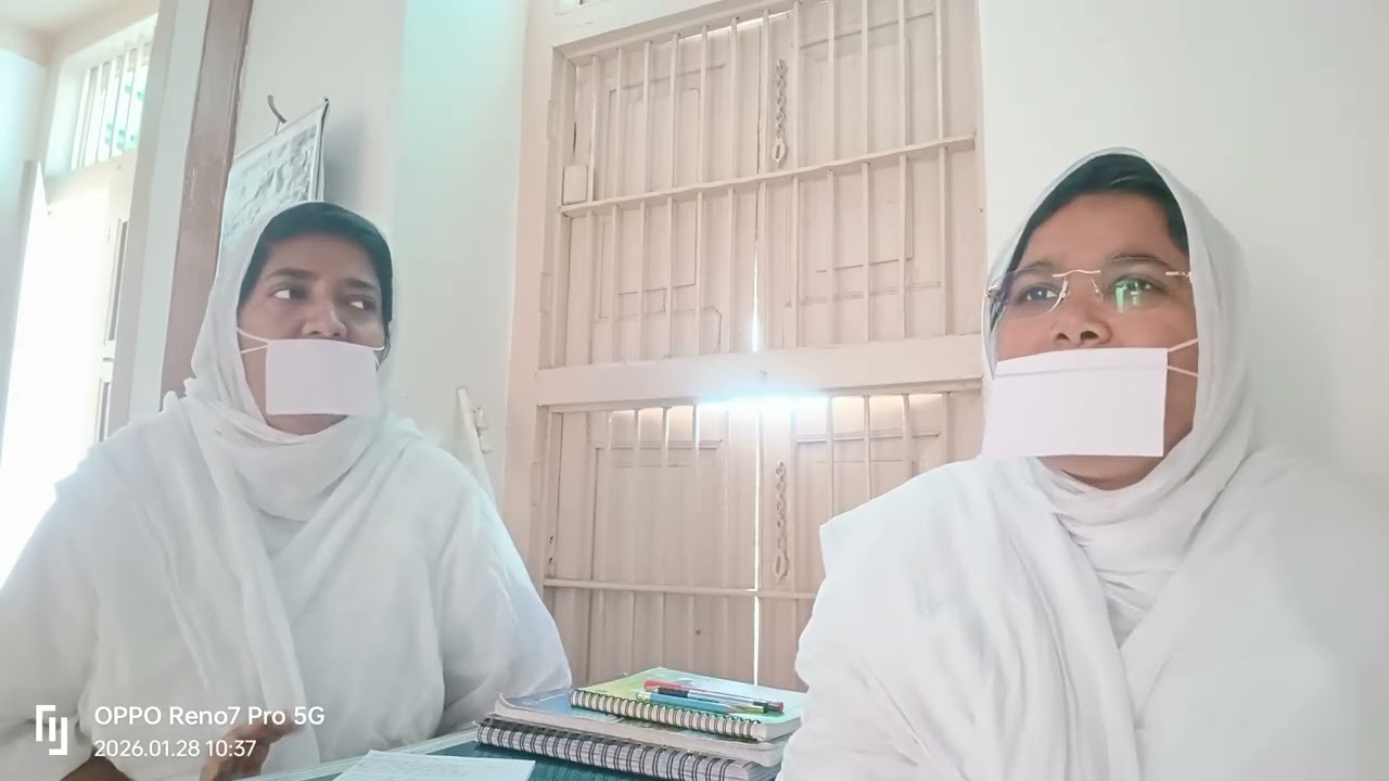 साध्वी श्री विश्ववंदनाजी म सा की मधुर आवाज़ में सुंदर भजन *हमने आँगन नहीं बुहारा कैसे आएंगे भगवान*
