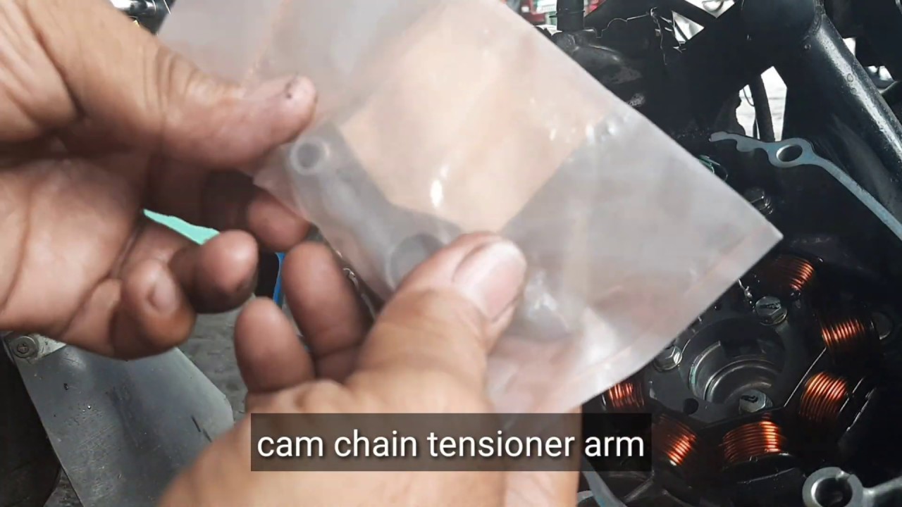 HONDA CB125  | CAM CHAIN TENSIONER ROLLER | CAM CHAIN TENSIONER ARM | TENSIONER SPRING REPLACEMENT