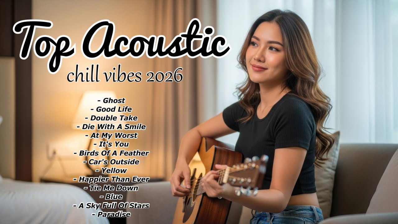 Top Acoustic Love Song 2026🔥🎵| Best Chill & Relax Playlist | Ghost, Good life, Double Take