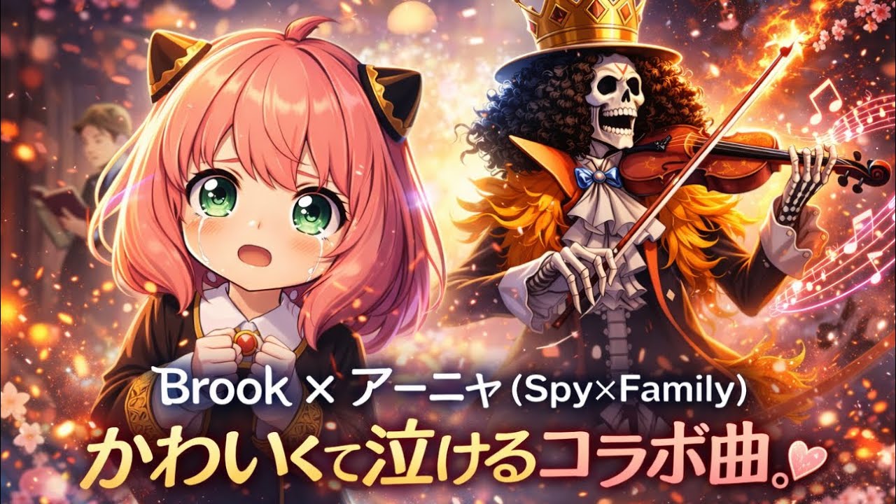 『アーニャ、がんばるきもち | Brook × アーニャ（Spy×Family）かわいくて泣けるコラボ曲。』