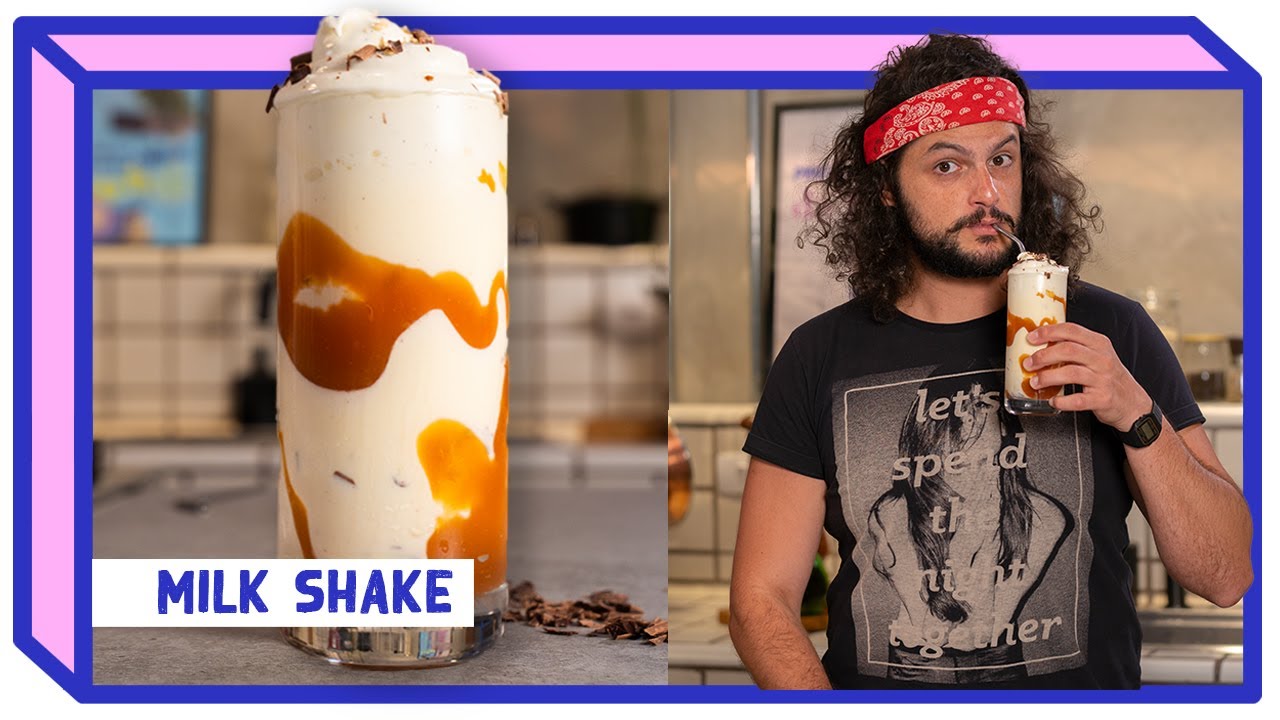 MILK SHAKE DE CREME, CARAMELO E CHOCOLATE | Mohamad Hindi | Receitas