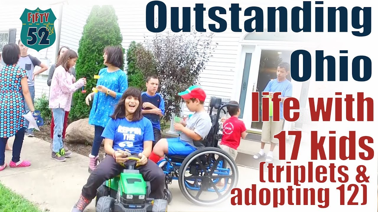 A day in the life of a family with 17 kids! Outstanding Ohio!