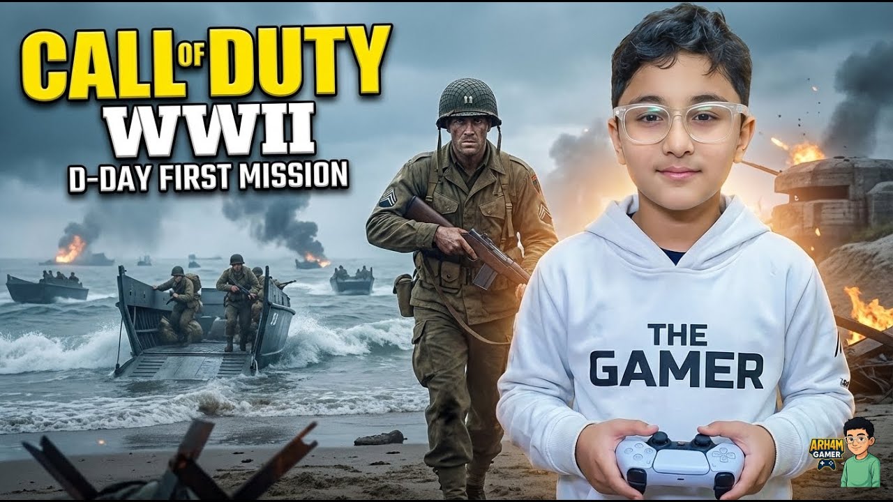 Call of Duty WWII D-Day Gameplay | First Mission Campaign Walkthrough