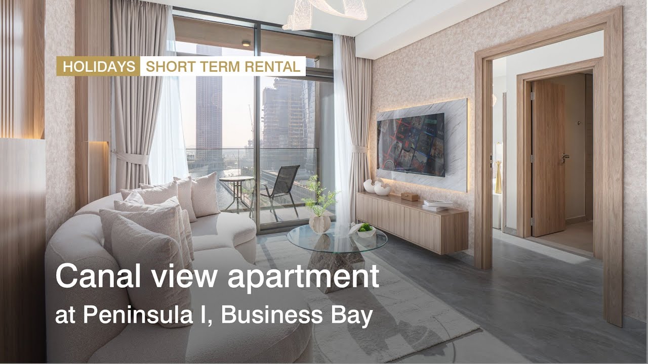 Canal view apartment at Peninsula I, Business Bay | haus & haus holidays