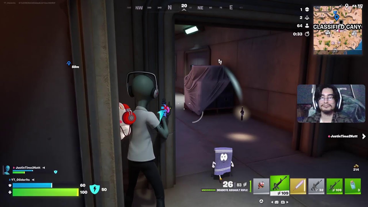 Fortnite Faded Stream With JustinTime2Nutt
