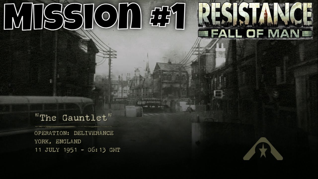 Resistance: Fall of Man (PS3) - Mission #1: The Gauntlet (4K)