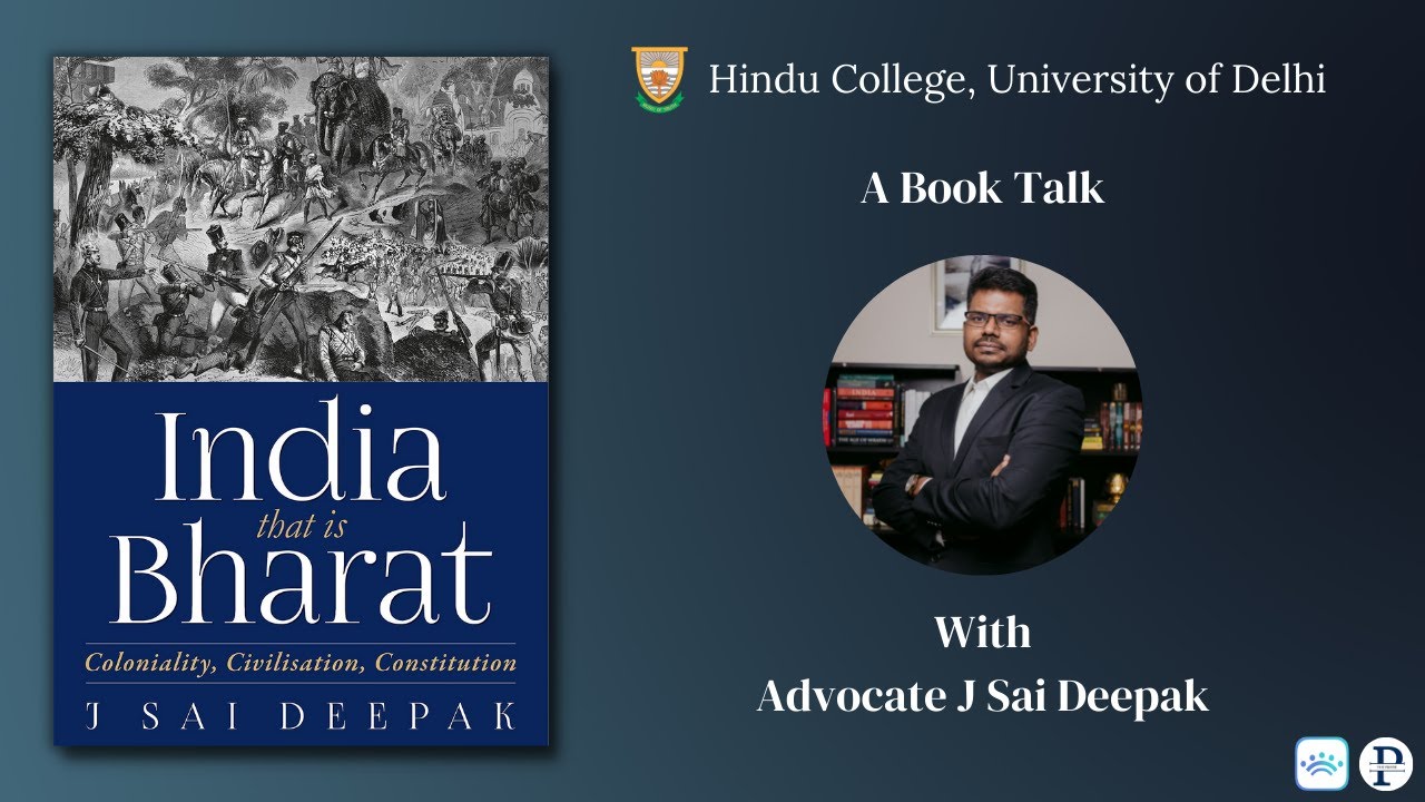 Book Talk with J Sai Deepak on 