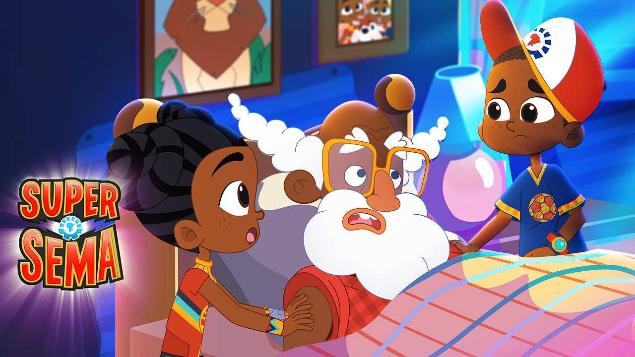 Babu Hurt His Back 😮 Super Sema - Cartoons for Kids
