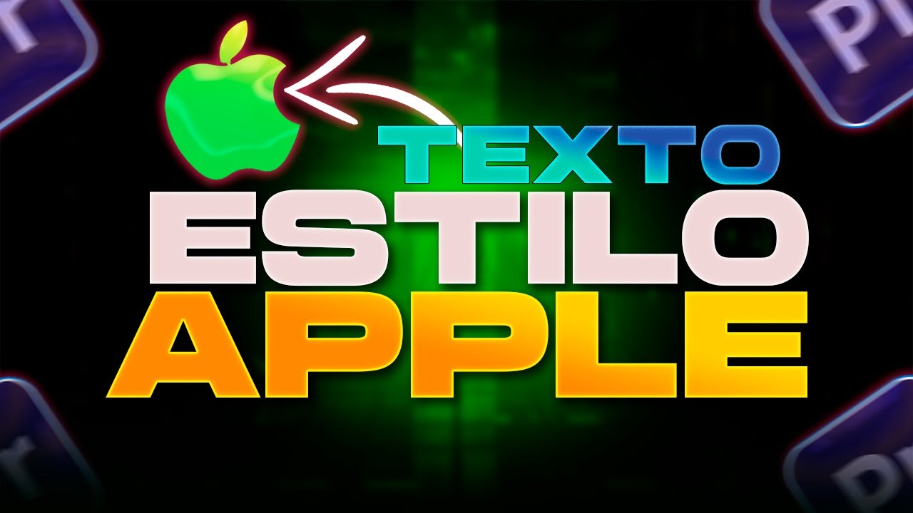 ANIMAÇÃO DE TEXTO ESTILO APPLE no Premiere Pro Passo a Passo Rápido!