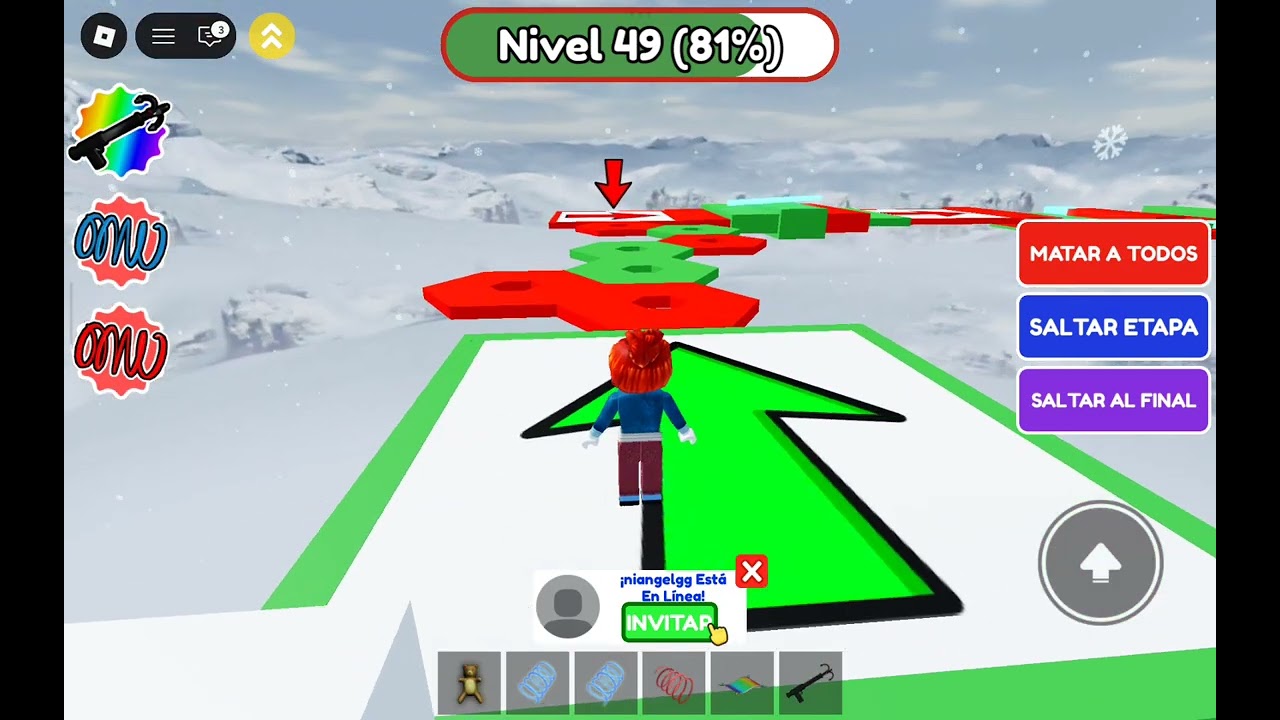 Obby de navidad y Rainbow Friends 