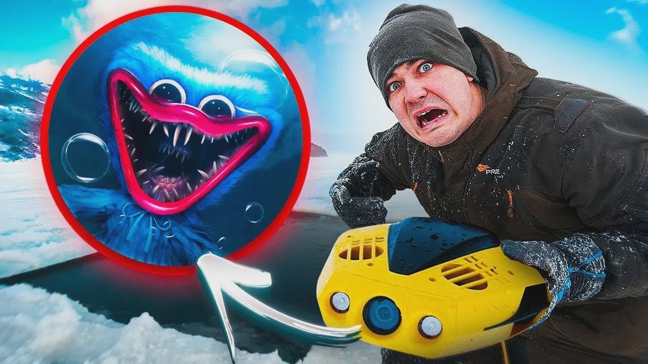 Nahuli ng Underwater Drone ko si Huggy Wuggy sa Kamera!