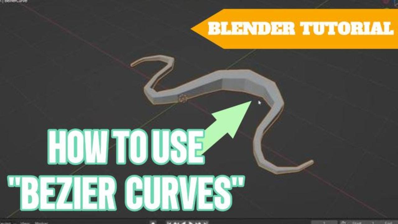 How to use Bezier Curves in Blender! (BLENDER TUTORIAL)