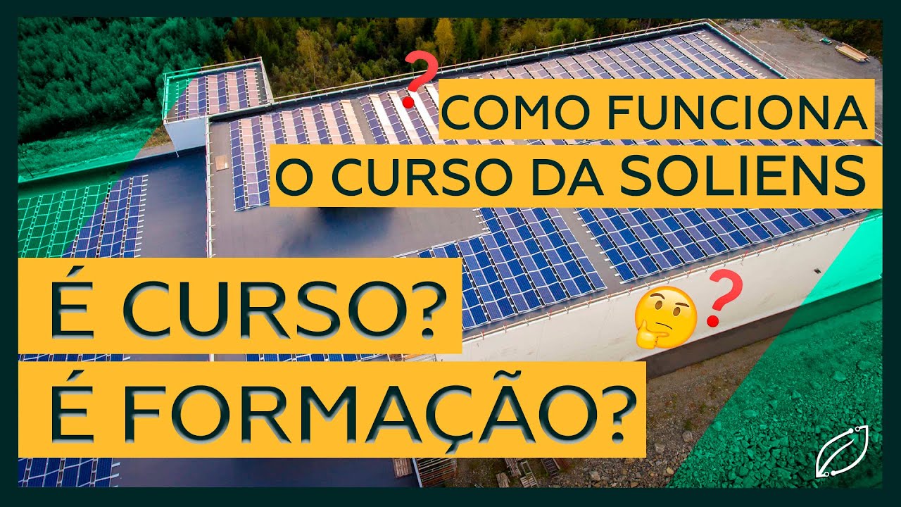 Como funciona a forma&ccedil;&atilde;o da Soliens?