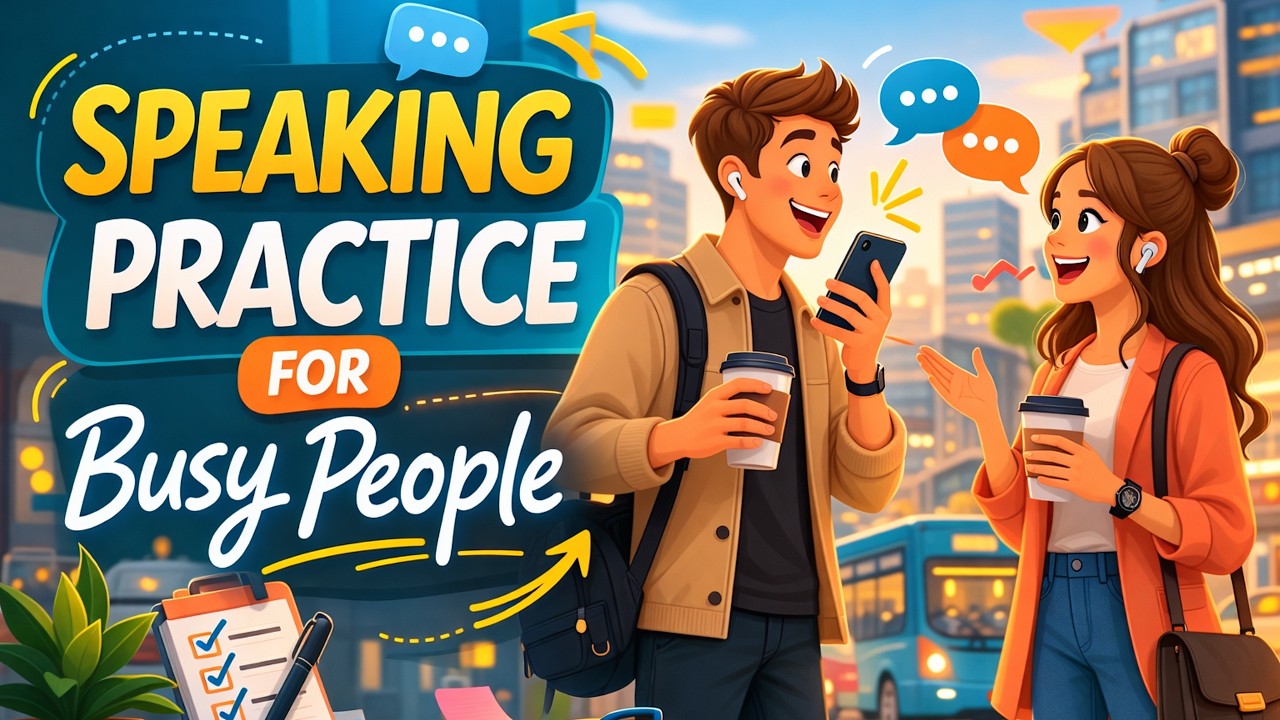 English Speaking Practice for Busy People (A1-A2 Level)