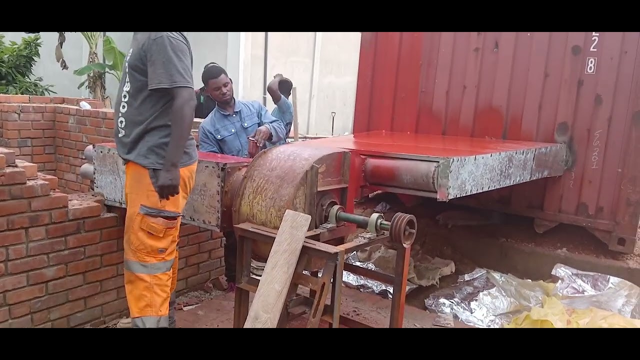 20 tons briquettes oven part 4 #charcoal #coconut #adepacharcoalgh