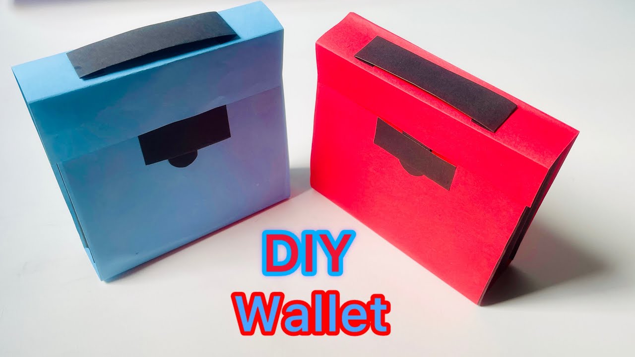 How to make wallet /DIY/DIY paper wallet/ Easy paper wallet/origami wallet/wallet/ crafting