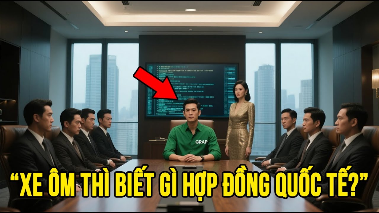 Nữ Chủ Tịch Bất Lực Trước Phái Đoàn Quốc Tế, Không Ngờ Anh Xe Ôm Nói Một Câu Đảo Ngược Tình Thế