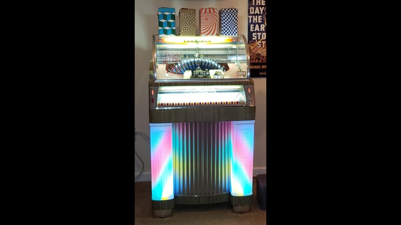 Original 1954 Rock-Ola 1446 Jukebox. Turn up your volume and enjoy!