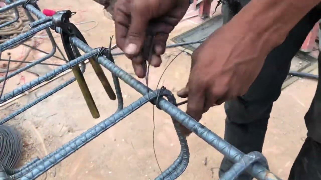 Forma de amarre para estribos para viga o Columnas