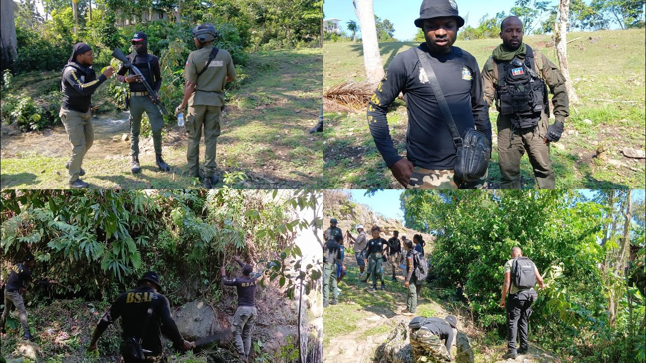Vin wè komman Ajan BSAP Grandans ap travay nan zòn è proteje nan Gatino ki sou Latibolyè. Bel Travay