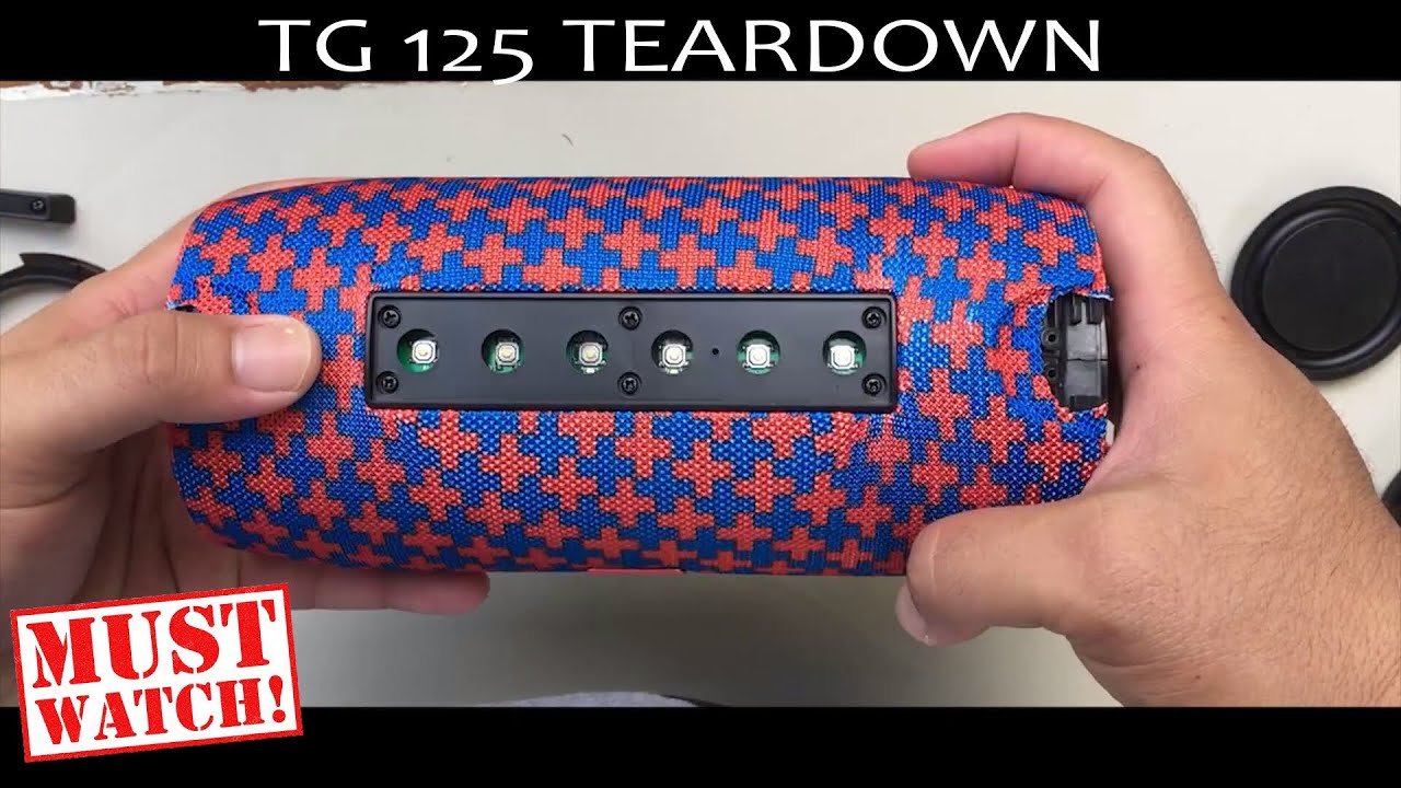 (Teardown) T&G 125 Wireless Portable Bluetooth Speaker