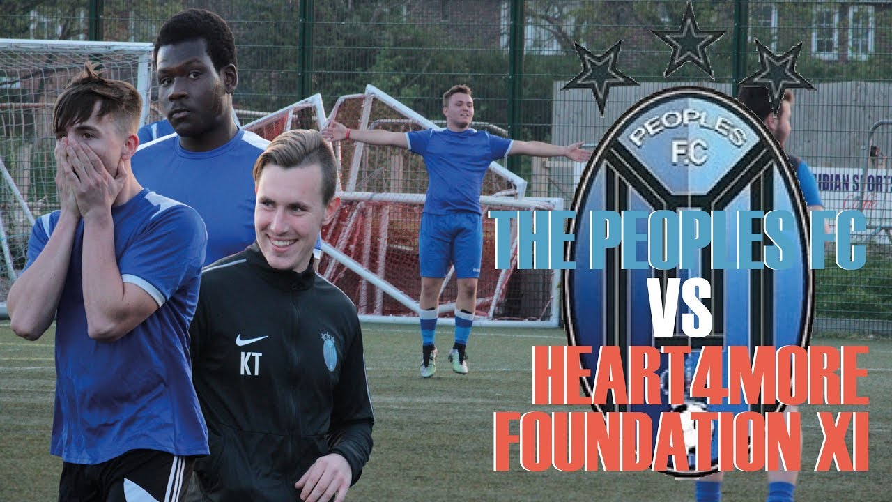 The Peoples FC Vs Heart 4 More Foundation. The London Marathon special &ldquo;Written in the stars&rdquo;