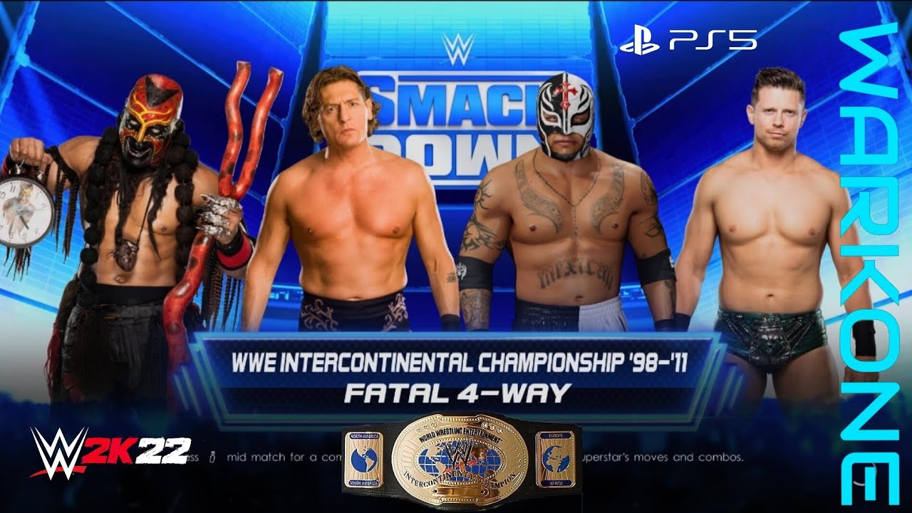 WWE 2K22 - William Regal vs Rey Mysterio vs Boogeyman vs The Miz
