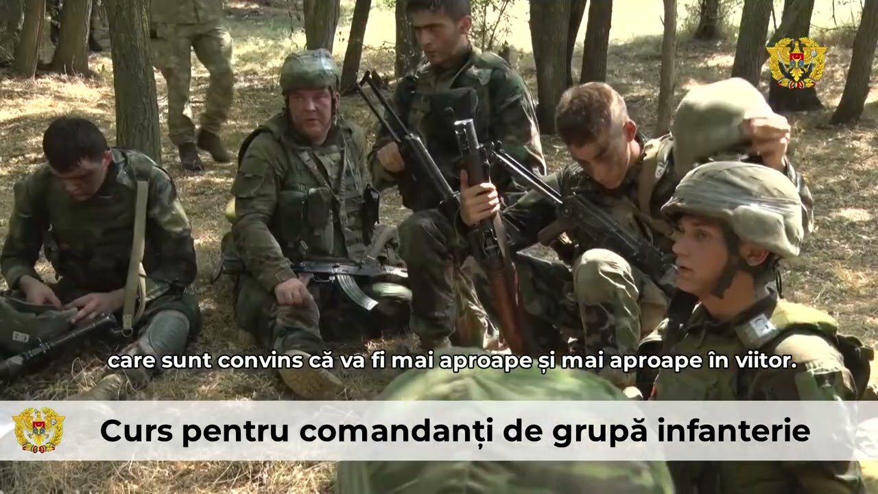 Curs pentru comandanți de grupă infanterie