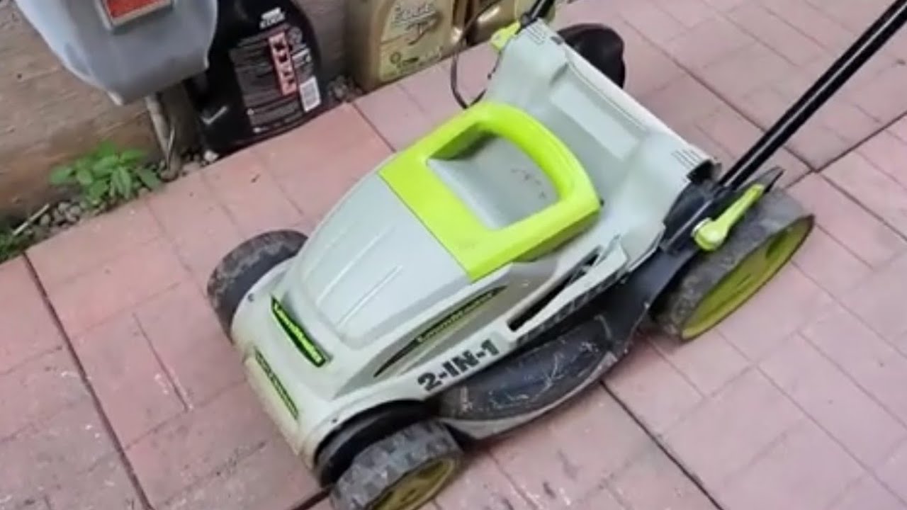 Electric grass lawn mower troubleshooting Lawnmaster Brand