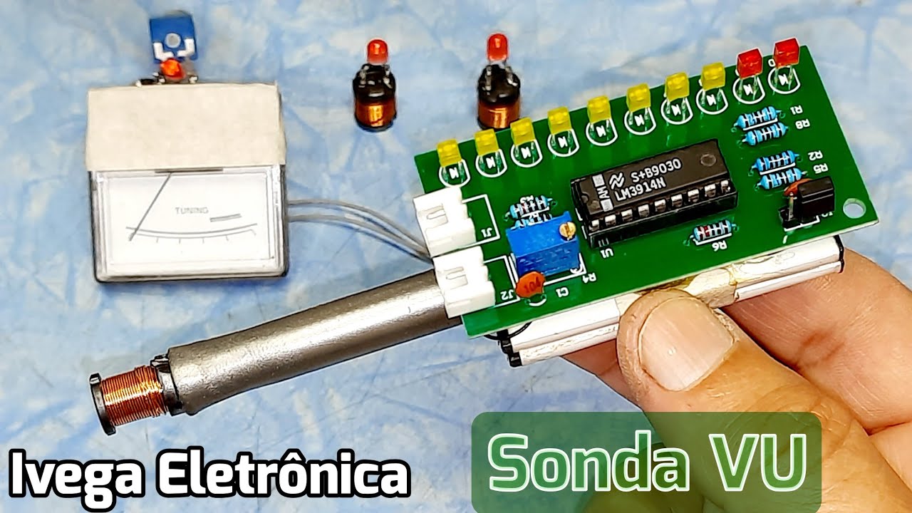 Sonda de indutância, com VU leds, facilita diagnóstico em fonte chaveada e amplificadores