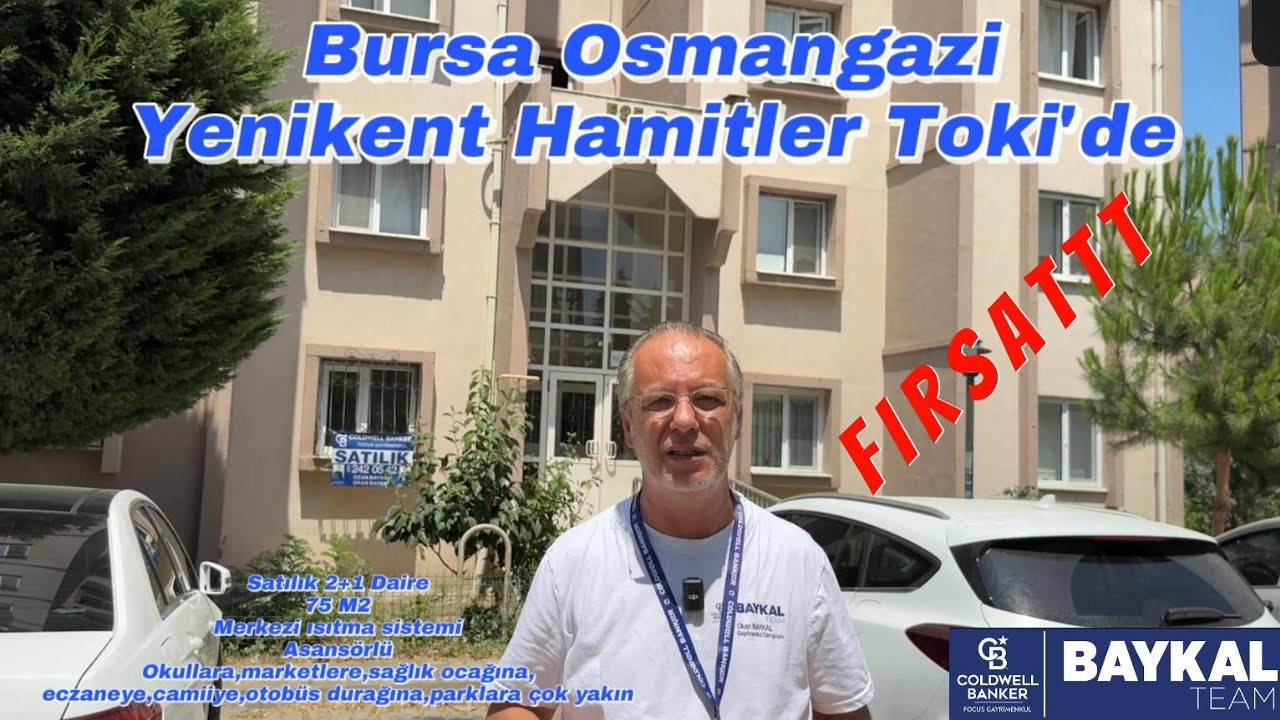 Bursa Osmangazi Yenikent Mh.Hamitler Toki'de FIRSAT Satılık Daire