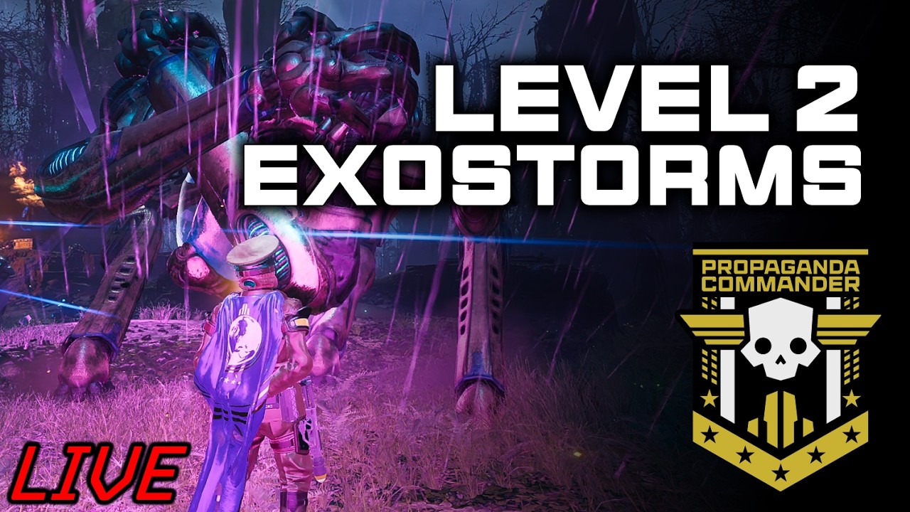 🔴 Helldivers 2 - Fighting The Squids In EXOSTORMS!