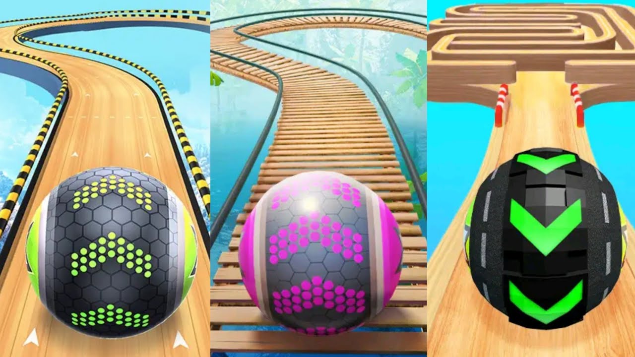 Going Balls Vs Rollance Adventure Ball, Rolling Balls Sky Escape  Handcam Gameplay