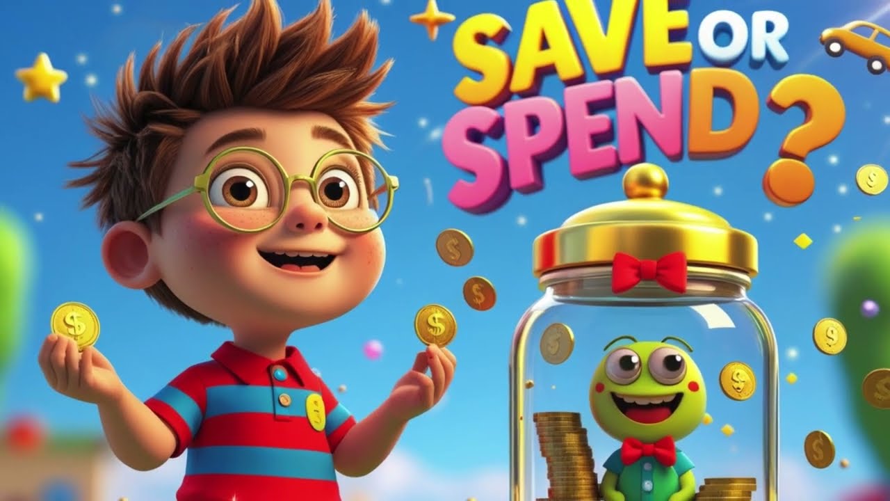 Save or Spend Money | Piggy Bank for Kids | Educational Video for Kids