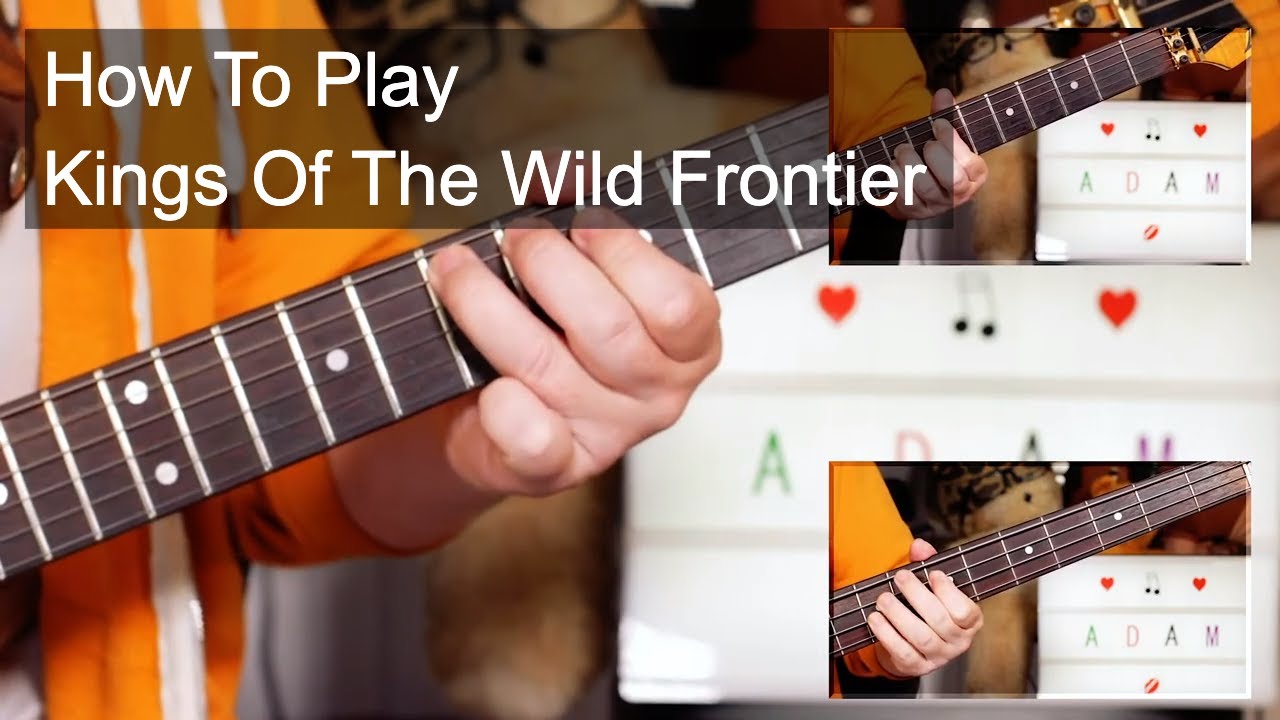 'Kings Of The Wild Frontier' Adam And The Ants Guitar & Bass Lesson