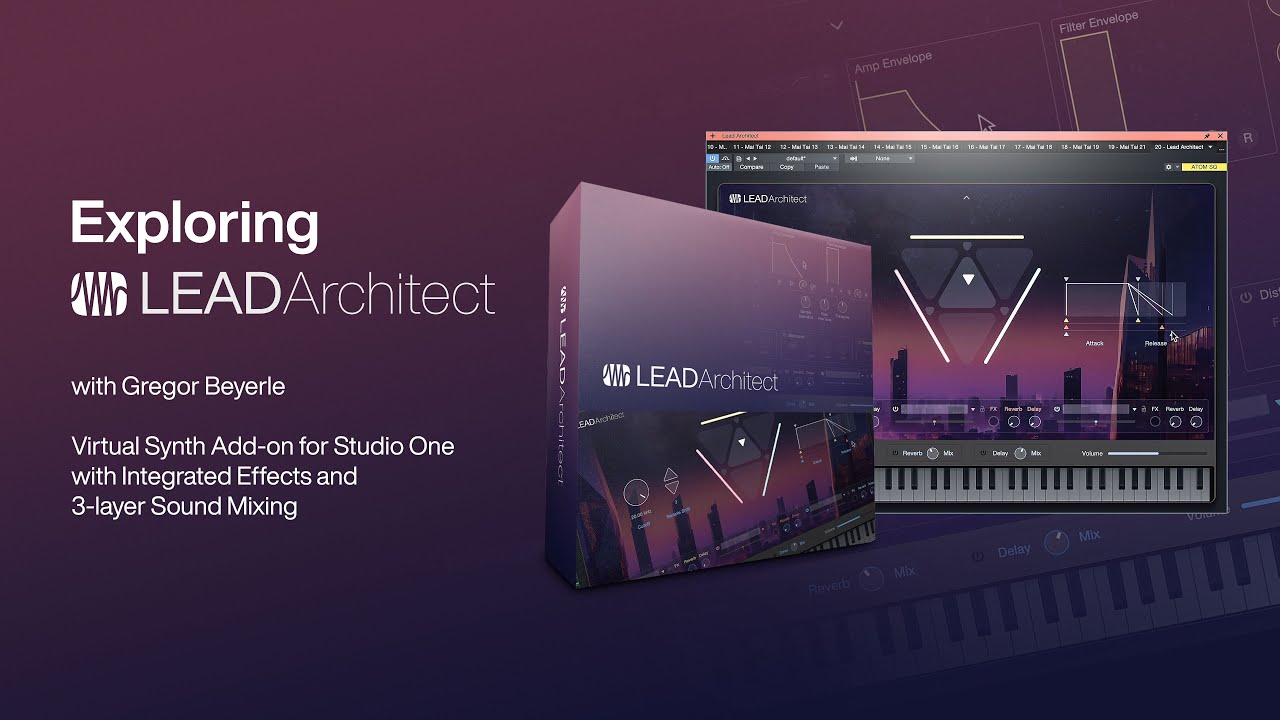 Представляем Lead Architect &mdash; новый виртуальный инструмент для Studio One | PreSonus