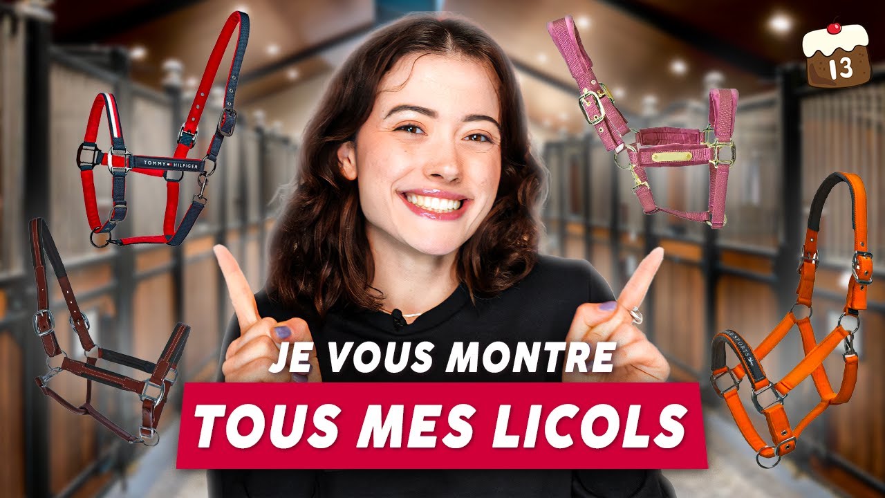 MA COLLECTION 100% CHEVAL... je vous dévoile tous mes licols ! 🥰 #cheval #equitation