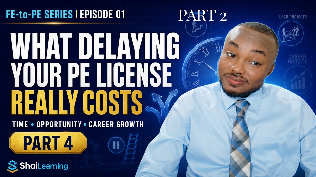 Part 4: What Delaying your PE Licensed Really Costs ... #electrical #power #pelicense #usa