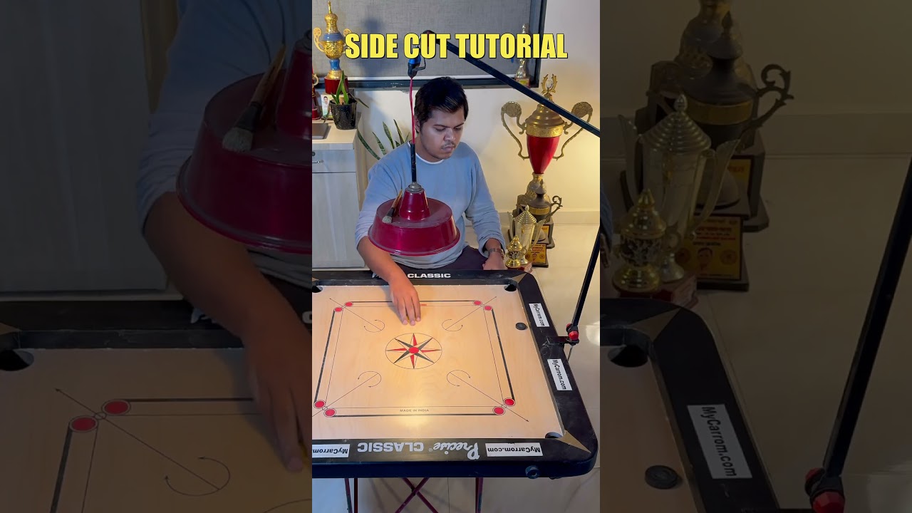 SIDE CUT CARROM TUTORIAL