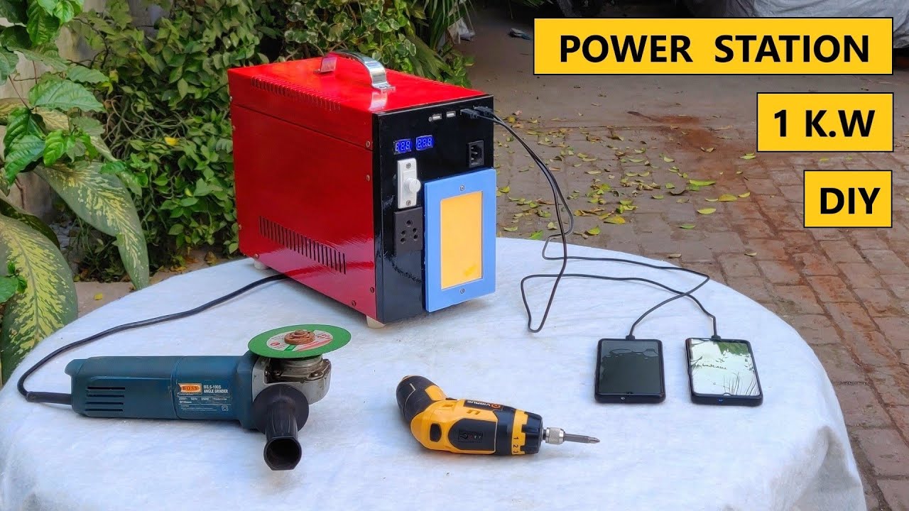 Сделайте портативную электростанцию ​​220v 1000W