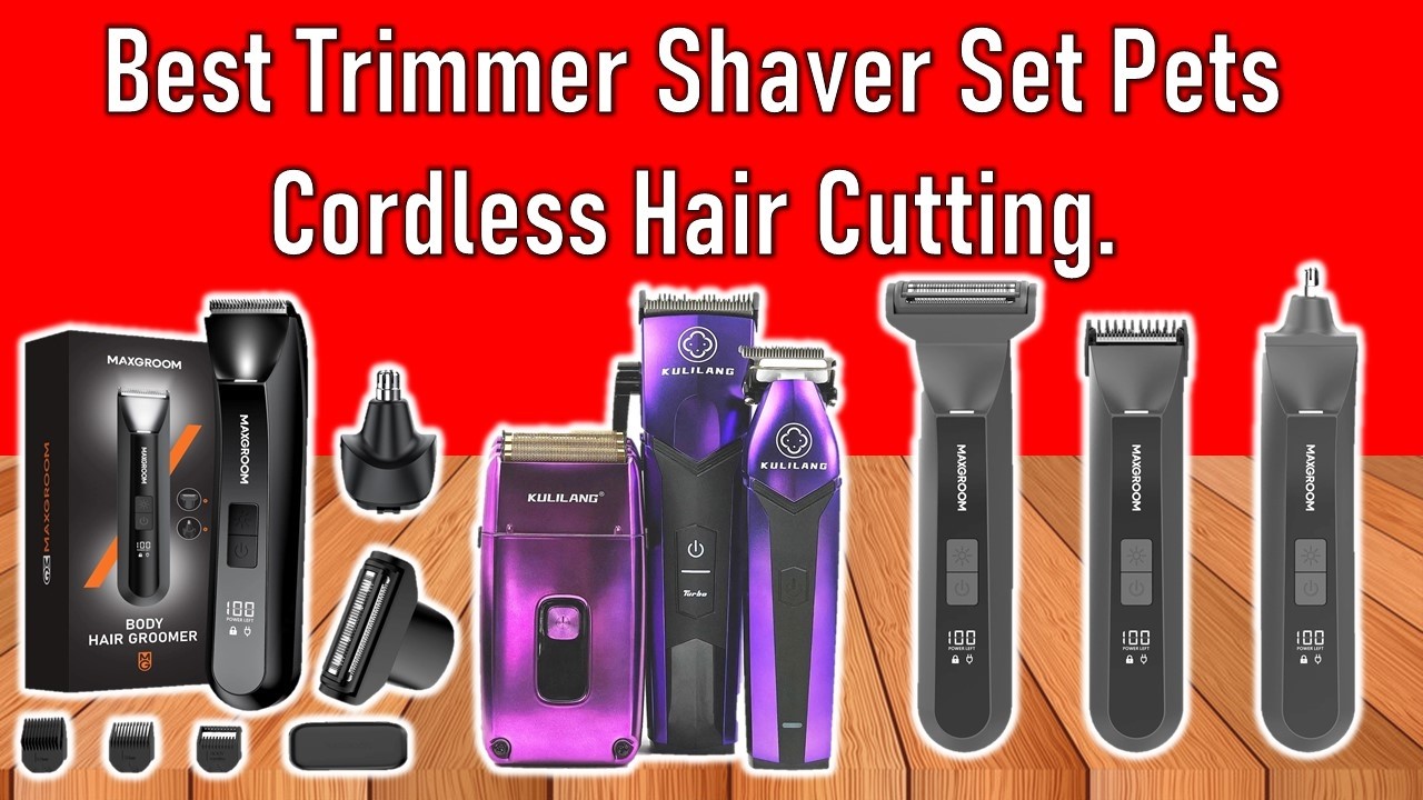 ✅Best Trimmer Shaver Set Pets Cordless Hair Cutting | Top 5 | 2026.