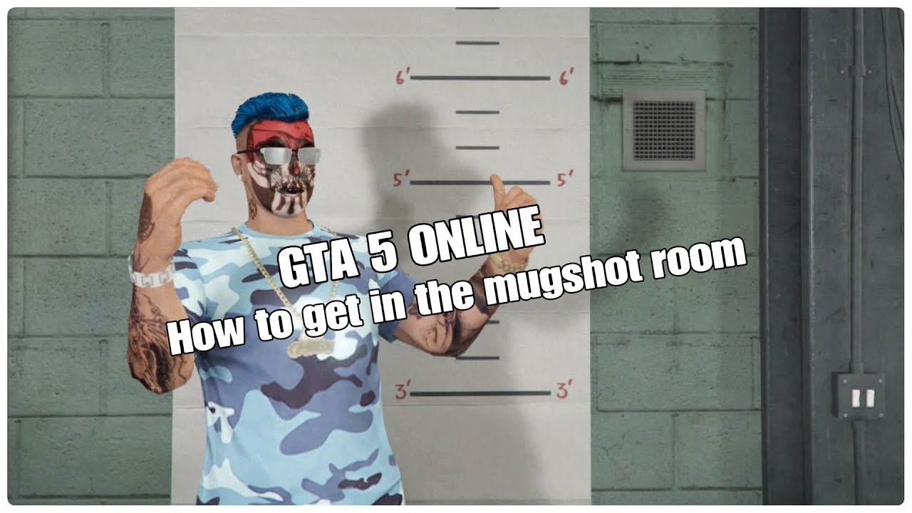 GTA 5 ONLINE  How to get in the mugshot room