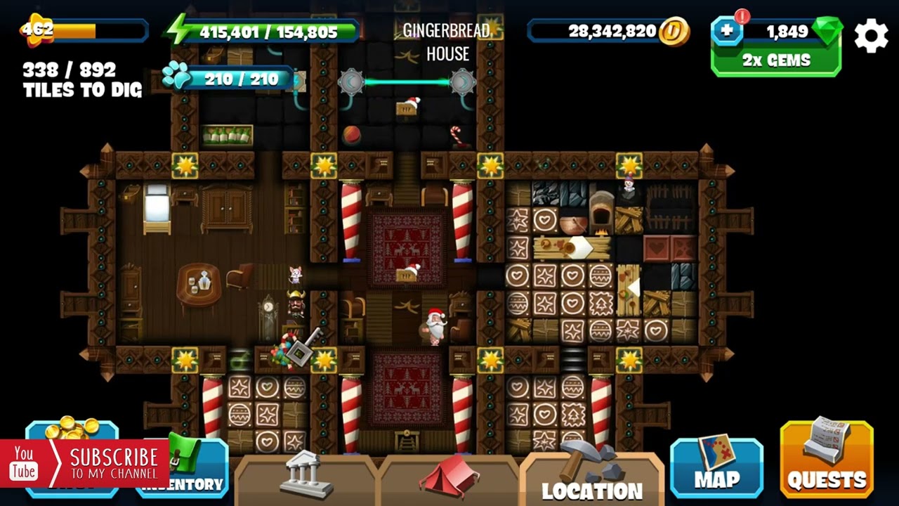 Diggy's Adventure   | Christmas 2013 |   | GINGERBREAD HOUSE |