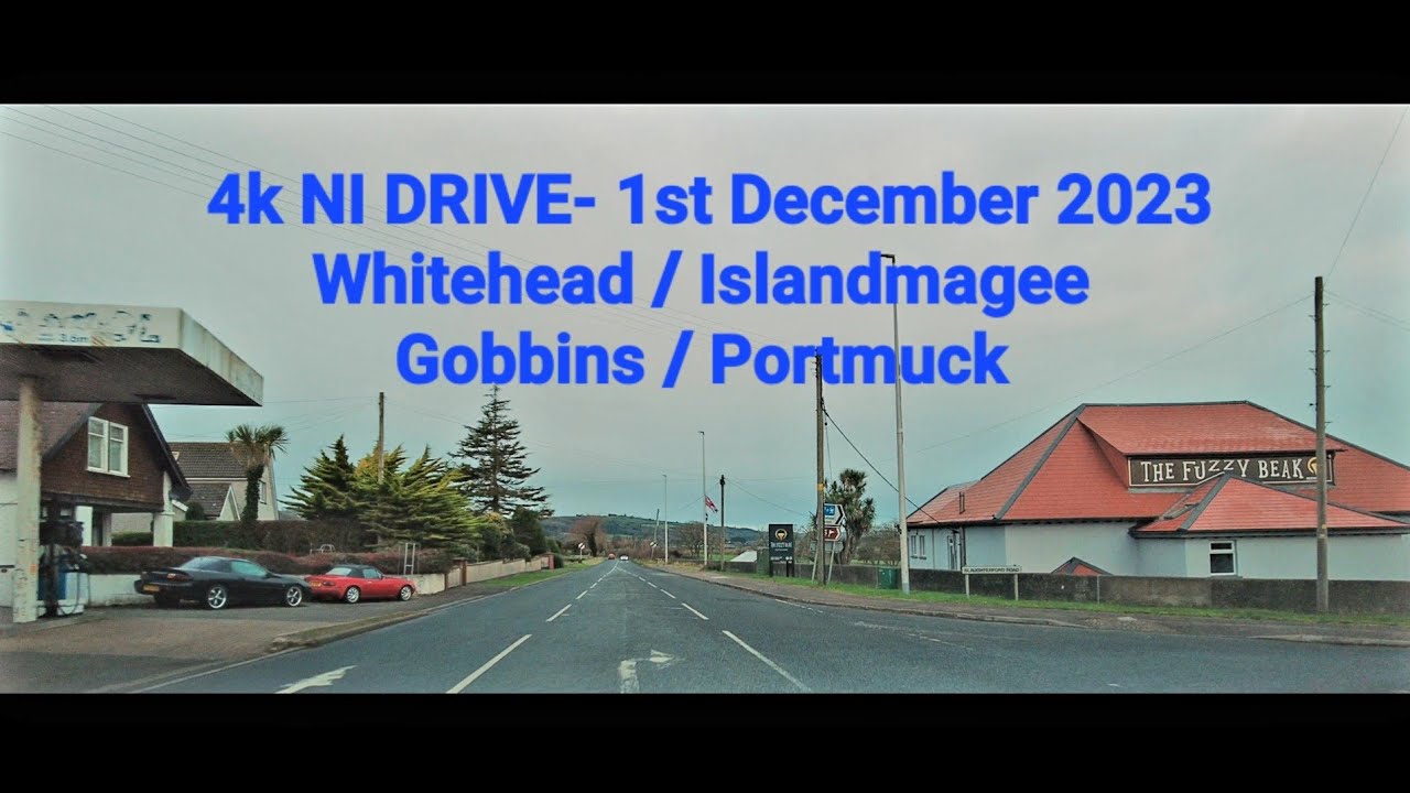4k NORTHERN IRELAND DRIVE (1 December 2023)- Whitehead/Islandmagee/Gobbins/Portmuck..God's Country