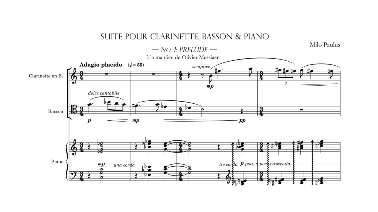 Piano Trio No. 1, 