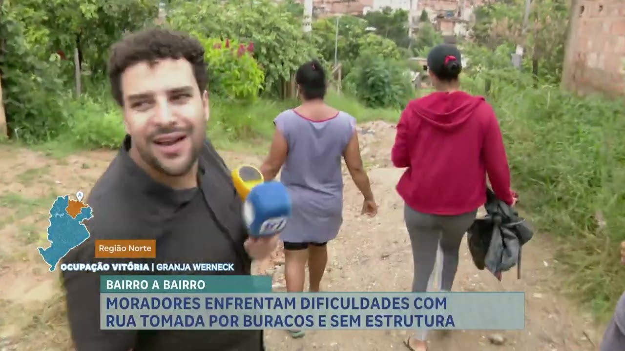Bairro a Bairro: moradores lutam contra buracos e alagamentos em Santa Luzia