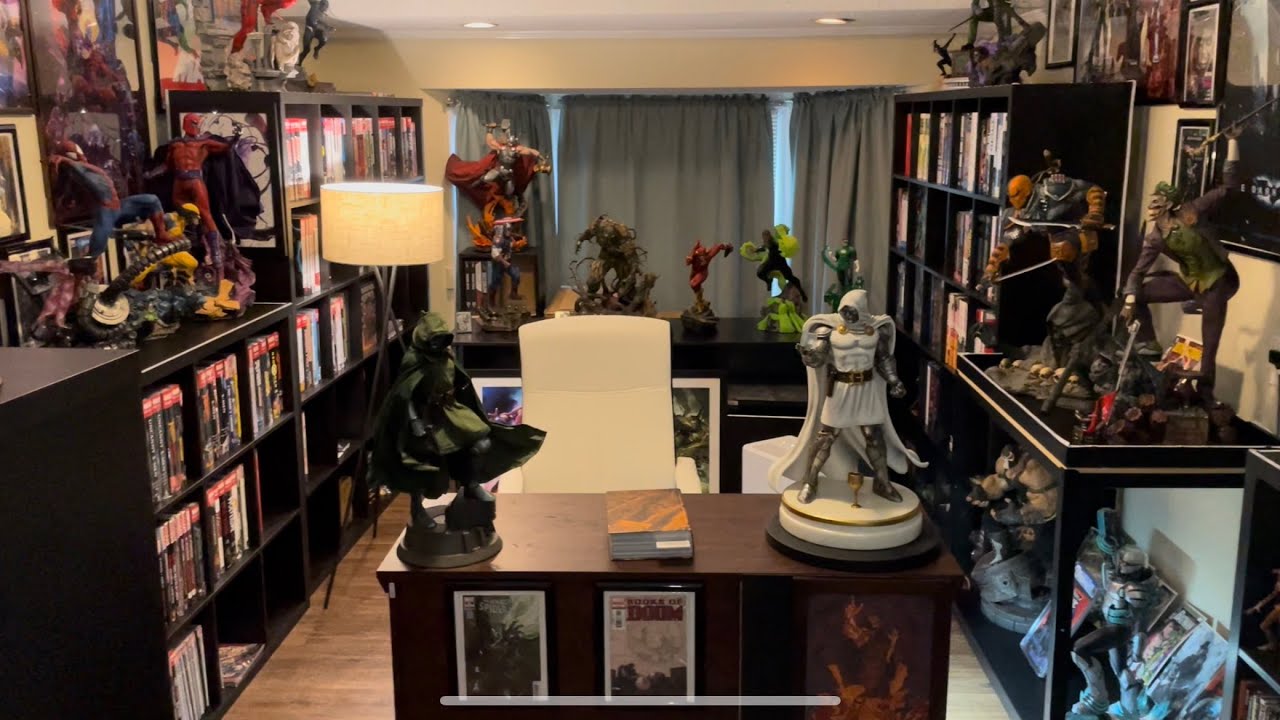 DC and Marvel Omnibus and Statue Room Tour - Dcandmarvelcollector